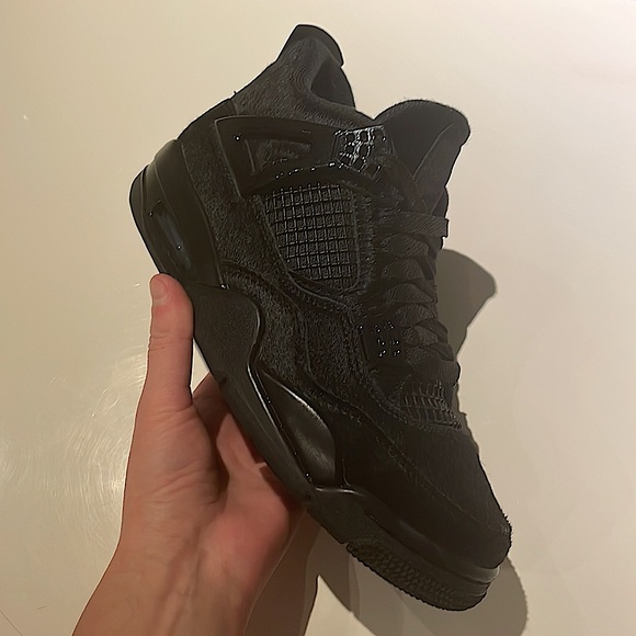 JORDAN IV — special edition Olivia Kim women’s only 🥷🏻🥷🏻🥷🏻 black on black - Picture 5 of 10